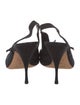Miu Miu Bow Accents Slingback Pumps