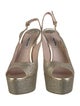 Miu Miu Glitter Glitter Accents Slingback Sandals