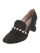 Miu Miu Suede Crystal Embellishments Pumps