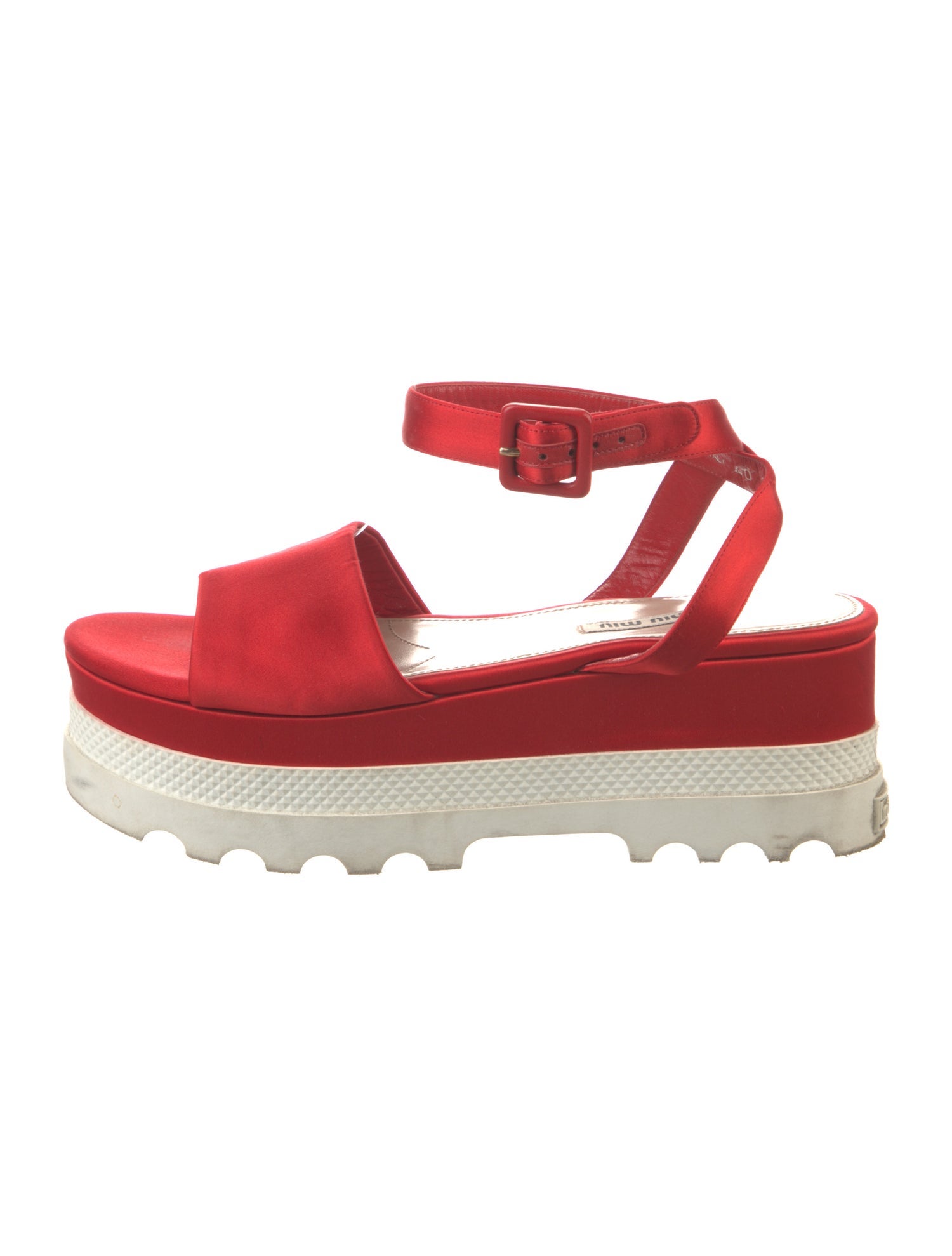 Miu Miu Satin Sandals