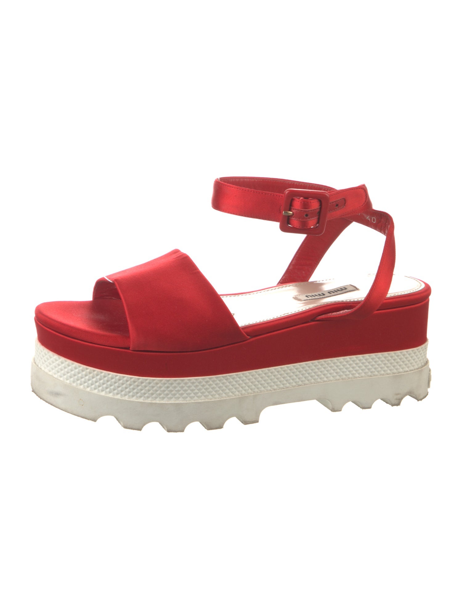 Miu Miu Satin Sandals