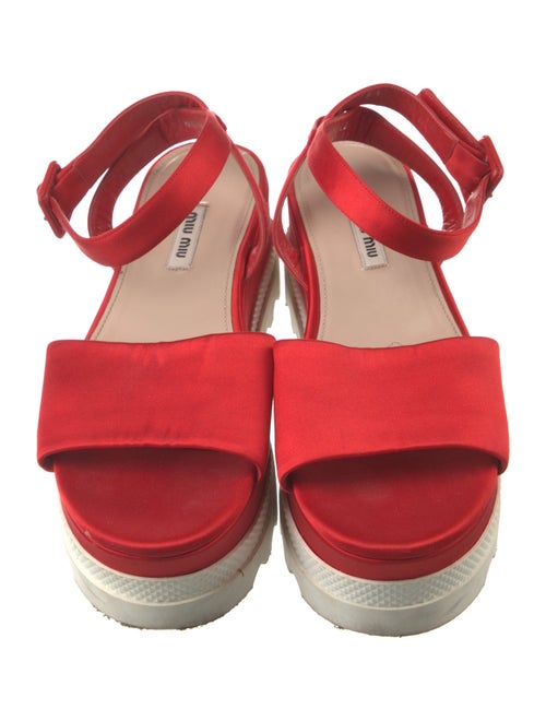 Miu Miu Satin Sandals