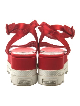 Miu Miu Satin Sandals