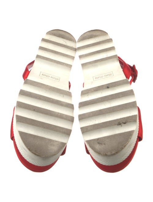 Miu Miu Satin Sandals