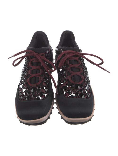 Miu Miu Satin Printed Sneakers