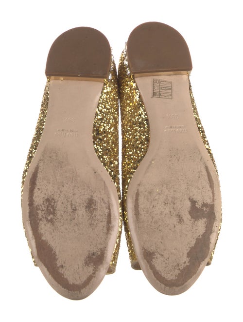 Miu Miu Glitter Mary Jane Flats