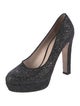 Miu Miu Glitter Glitter Accents Pumps