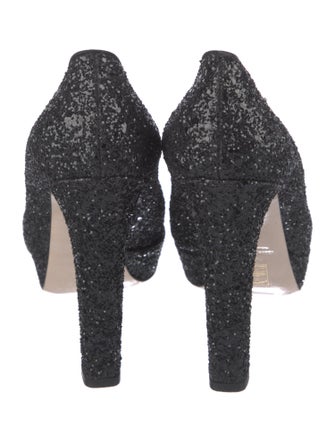 Miu Miu Glitter Glitter Accents Pumps