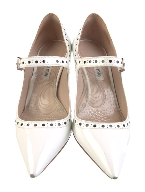 Miu Miu Patent Leather Slingback Pumps