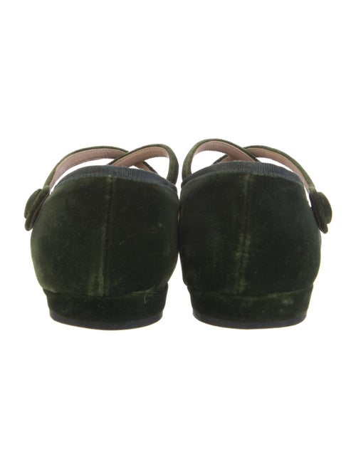 Miu Miu Velvet Mary Jane Flats