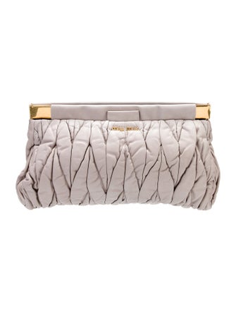 Miu Miu Leather Matelasse