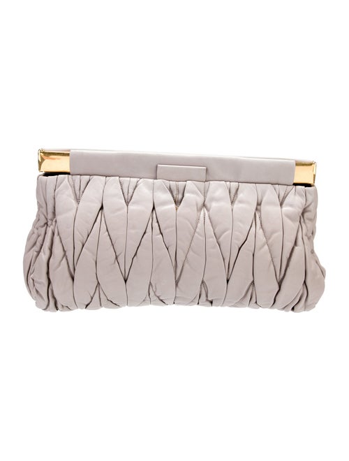 Miu Miu Leather Matelasse