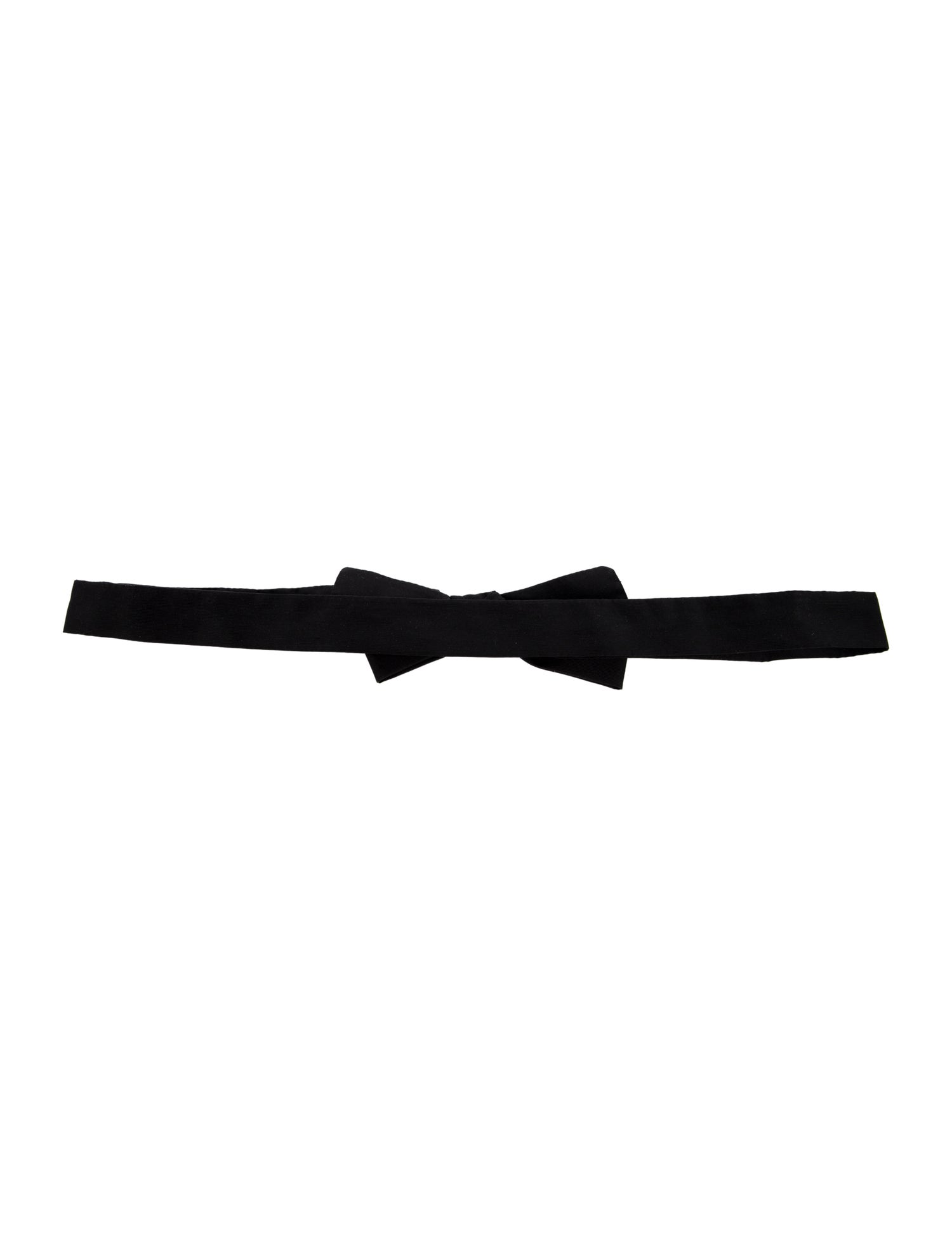Miu Miu black bow tie