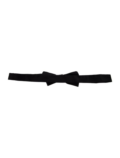 Miu Miu black bow tie