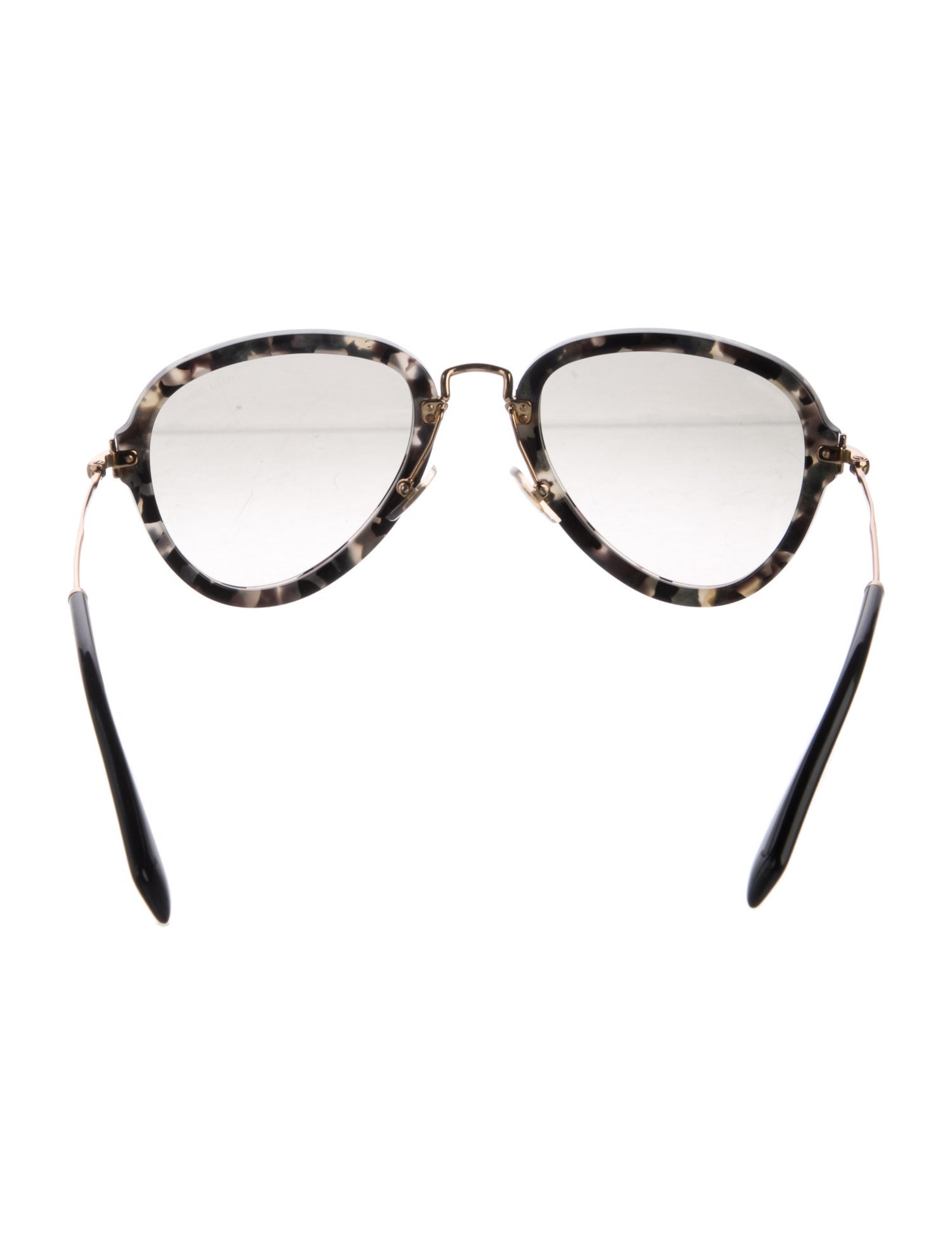 Miu Miu Round Tinted Sunglasses