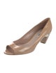 Miu Miu Patent Leather Crystal Embellishments Pumps