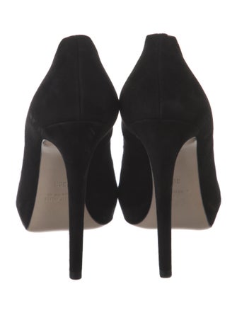 Miu Miu Suede Crystal Embellishments Pumps