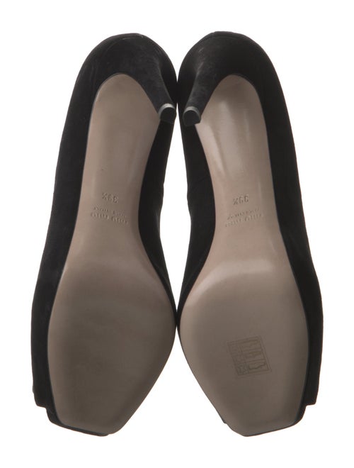 Miu Miu Suede Crystal Embellishments Pumps
