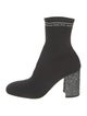 Miu Miu Glitter Accents Sock Boots