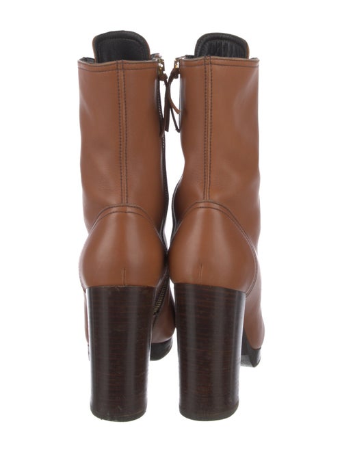 Miu Miu Leather Lace-Up Boots