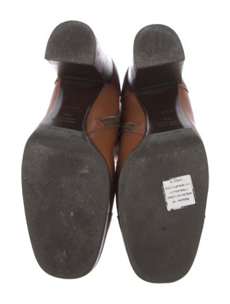 Miu Miu Leather Lace-Up Boots