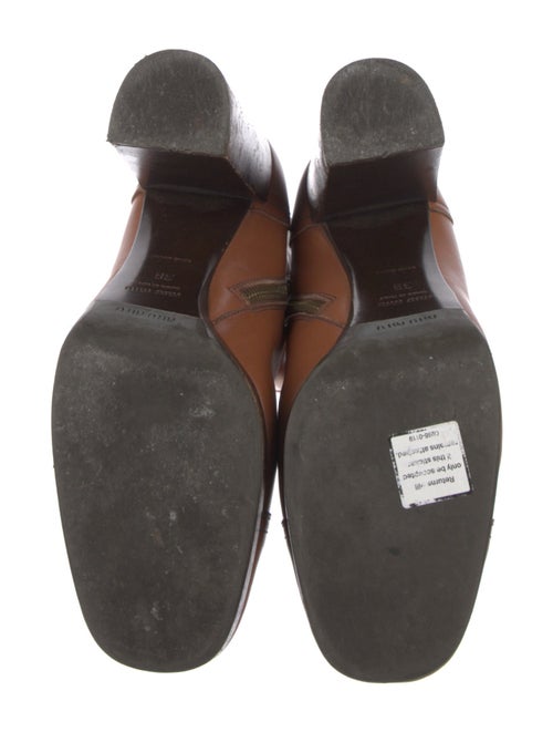 Miu Miu Leather Lace-Up Boots