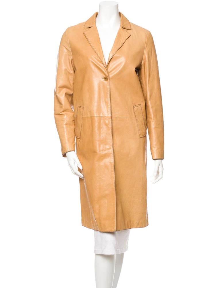 Miu Miu Leather Coat