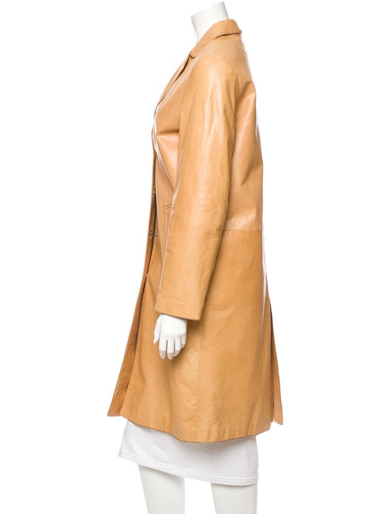 Miu Miu Leather Coat