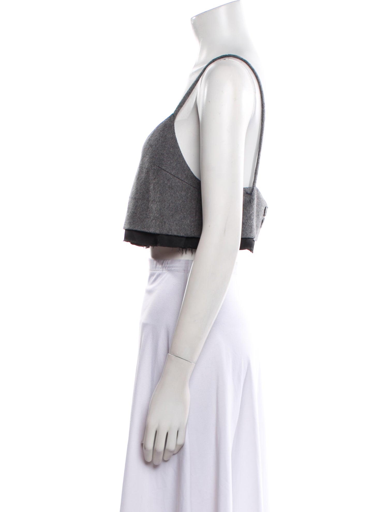 Miu Miu 2023 V-Neck Crop Top