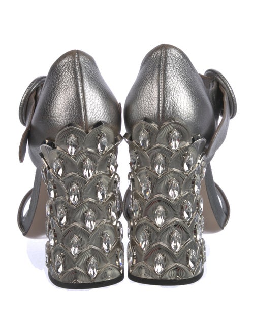 Miu Miu Leather Sandals