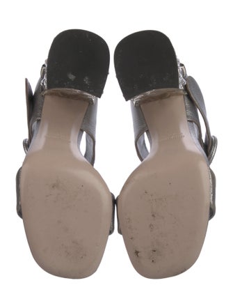 Miu Miu Leather Sandals