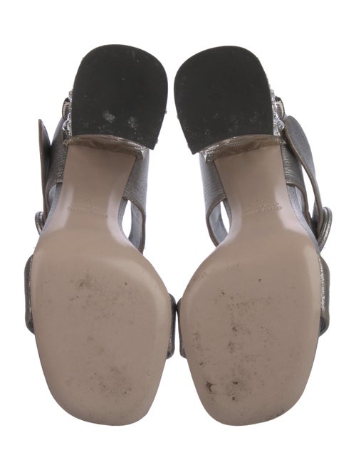 Miu Miu Leather Sandals