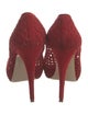 Miu Miu Suede Lasercut Accents Pumps