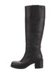 Miu Miu Leather Riding Boots