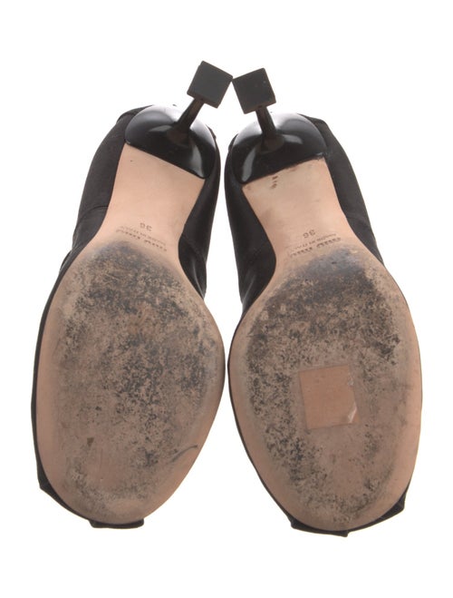 Miu Miu Satin Bow Accents Pumps