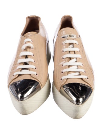 Miu Miu Patent Leather Sneakers
