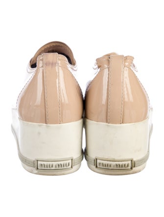 Miu Miu Patent Leather Sneakers