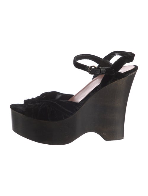 Miu Miu Velvet Sandals