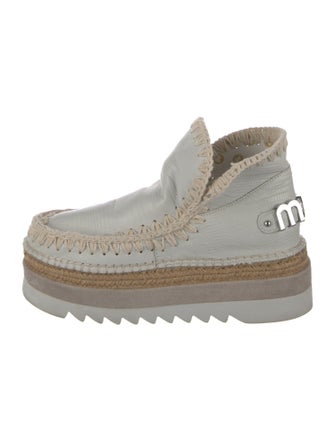 Miu Miu Leather Espadrilles