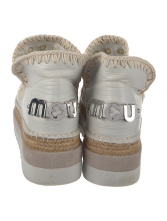 Miu Miu Leather Espadrilles