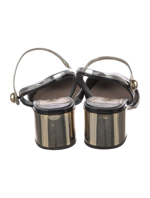 Miu Miu Patent Leather Slingback Pumps