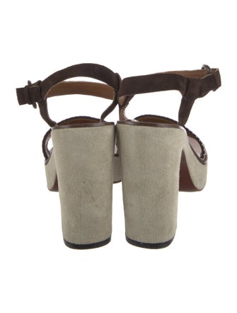 Miu Miu Suede Slingback Sandals