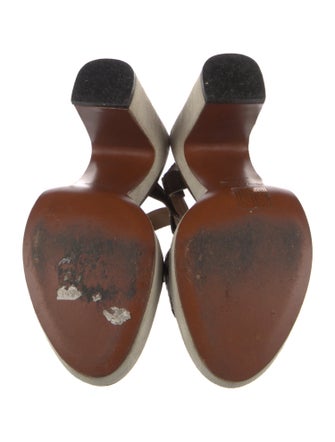 Miu Miu Suede Slingback Sandals