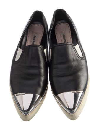 Miu Miu Leather Sneakers