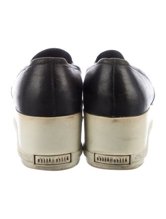 Miu Miu Leather Sneakers