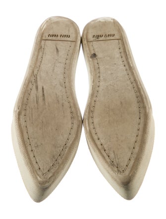 Miu Miu Leather Sneakers