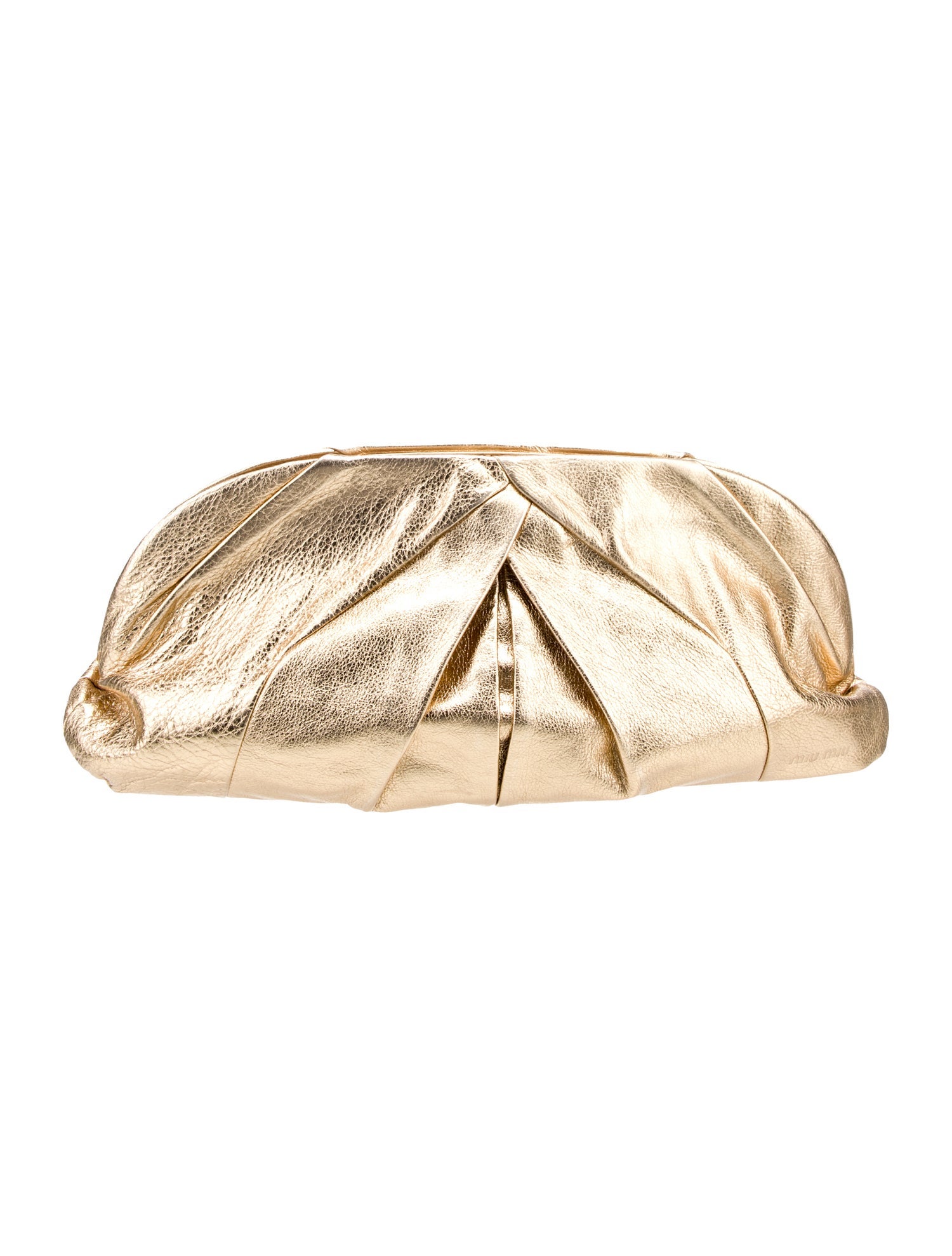 Miu Miu Leather Oversize Leather Clutch