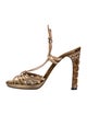 Miu Miu Leather Sandals