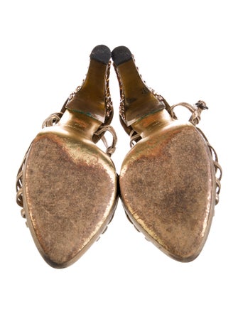 Miu Miu Leather Sandals