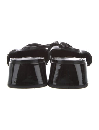 Miu Miu Patent Leather Slingback Pumps